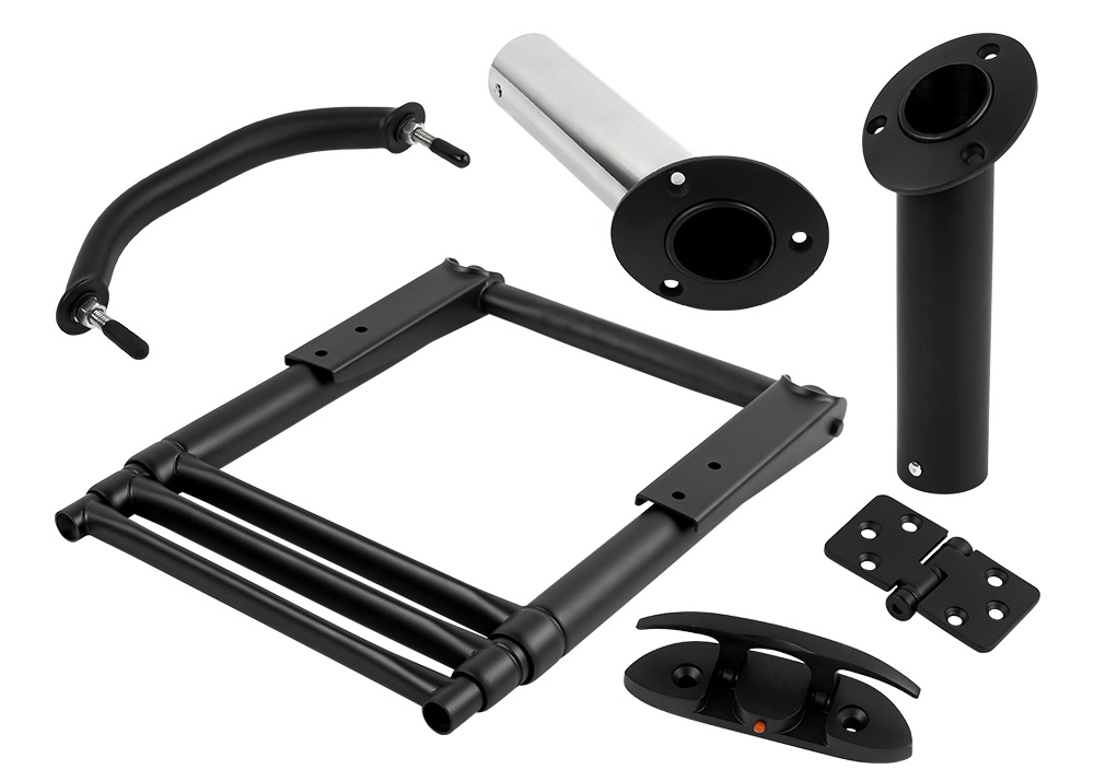 Новые матовые черные морские аппаратные детали